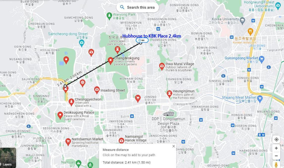 Hub House Livingtel Vandrarhem Seoul Exteriör bild